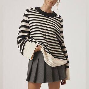 NWT Size XXS (P2P 20") - The Chandler Relaxed Cotton Sweater  (NWT US$ 168)